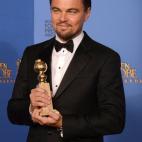 Leonardo DiCaprio, dos veces ganador de un Globo de Oro, en esta ocasión como mejor actor de una comedia o musical por El lobo de Wall Street.