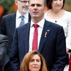 MADRID, SPAIN - OCTOBER 12: Spanish politician Javier Ortega Smith attends the National Day Military Parade on October 12, 2019 in Madrid, Spain. (Photo by Carlos R. Alvarez/WireImage)