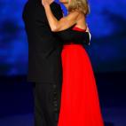 U.S. Vice President Joe Biden and his wife Jill dance at the Neighborhood Inaugural Ball in Washington January 20, 2009. Barack Obama took power as the first black U.S. president on Tuesday and quickly turned the page on the Bush years, urging A...