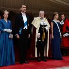 Recepci&oacute;n de los reyes por el alcalde de la City de Londres,&nbsp;Andrew Parmley, y su esposa,&nbsp;Wendy Parmley.