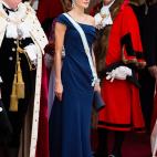 La reina Letizia&nbsp;junto a Andrew Parmley.