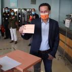 Vota el candidato de Ciudadanos, Edmundo Bal