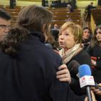 Su encuentro y cruce de palabras con Pablo Iglesias frente a los medios en 2015.