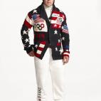Diseñado por Ralph Lauren, el equipo de hockey de Estados Unidos muestra todo su patriotismo con un look muy 'original'.