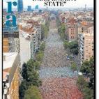 "Queremos nuestro propio estado independiente", reza la portada del diario Ara. 
