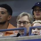 Kendal Jenner y Devin Booker en la final del US Open 2022