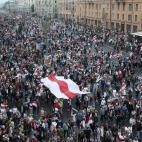 Manifestaci&oacute;n contra Lukashenko en Bielorrusia