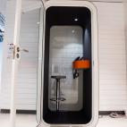 Una cabina para realizar llamadas de tel&eacute;fono con total privacidad.