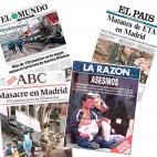 Las ediciones vespertinas de los diarios nacionales apuntaban a ETA en los números especiales que sacaron ese mismo día.