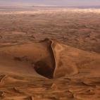 El desierto de Gobi desde las alturas.