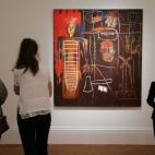 Air Power (1984), una de las obras más emblemáticas del artista neoyorquino Jean-Michel Basquiat. Su valor asciende a los 2.5-3.5 millones de libras (3-4 milliones de euros)