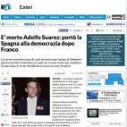 Muere Adolfo Suárez: llevó a España a la democracia después de Franco