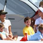 En la regata de todos los a&ntilde;os con Juan Urdangar&iacute;n, Froil&aacute;n, Victoria Federica y la princesa Letizia.