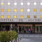Entrada del Hospital de Alcorcón.
