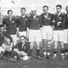 1920: primera equipación de la selección española.