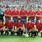 1988: equipo de España en el Mundial.