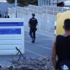 Barricadas contra migrantes.
