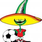 La mascota del Mundial de México 86 llevaba este hermoso bigote. Muy estilo mexicano.