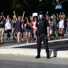 Manifestaci&oacute;n 'antimascarillas' en Madrid