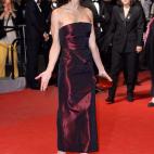 La actriz y directora Sophie Marceau en la presentación de Lost River en Cannes.
