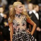 Otra imagen de Paris Hilton en Cannes.