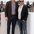 El protagonista y el director de The Captive en el 67º Festival de Cine de Cannes.