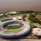 En Porto Alegre se jugarán partidos de los grupos B, E, F y H, y tan sólo uno de octavos de final. Tiene un aforo de 48.849 espectadores.