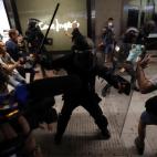 Cargas policiales y protestas en Madrid