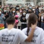 Protesta en A Coruña por el asesinato de Samuel Luiz