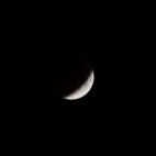 Últimos minutos del eclipse total de Luna