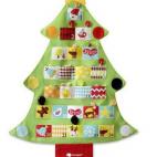 El de Imaginarium es un calendario de Adviento puramente navideño. ¡Si hasta tiene forma de árbol de Navidad! Por si en la foto no te haces idea de su tamaño, avisamos de que es bastante grande: 90x63. Es de tela y tiene bolsillos transparen...