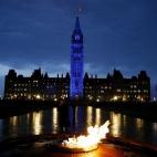 La Torre de la Paz en el Parlamento de Canadá.