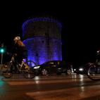 En la ciudad griega de Thessaloniki, al norte del país.