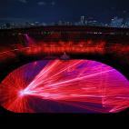 Imagen del Estadio Ol&iacute;mpico durante la ceremonia de apertura de los JJOO Tokyo 2020.