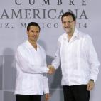 Mariano Rajoy y el presidente de México, Enrique Peña Nieto.