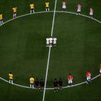 Brasil y Croacia, antes del partido (Photo by Fabrizio Bensch - Pool/Getty Images)