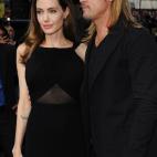 LONDON, ENGLAND - JUNE 02: Brad Pitt and Angelina Jolie attend the World Premiere of 'World War Z' at The Empire Cinema on June 2, 2013 in London, England. (Photo by Stuart C. Wilson/Getty Images for Paramount Pictures International)
