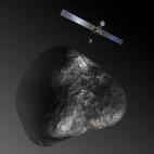 "Rosetta" y "Philae", su sonda, haciendo su trabajo en el torno al cometa.