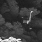 Perdido y hallado. Fotografía del momento en el que "Rosetta" halla al perdido "Philae".