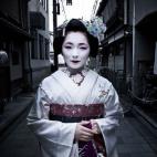 Una aprendiz de geisha en Kioto.
