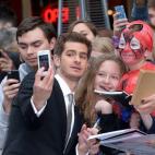 En el estreno de 'The Amazing Spiderman 2' en Londres.