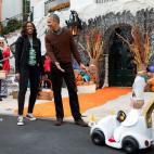 Oct. 30, 2015 "The President and First Lady react to a child in a pope costume and mini popemobile as they welcomed children during a Halloween event on the South Lawn of the White House." (Official White House Photo by Pete Souza)