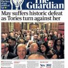 La portada de The Guardian.