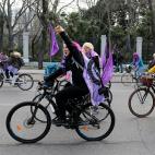 Protesta en bici en Madrid