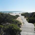 Playa de la Barrosa, en Chiclana de la Frontera (Cádiz, Andalucía)