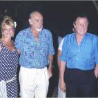 Con Carmen Cervera y el Bar&oacute;n Thyssen durante un acto en 1990.