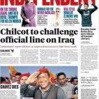 El diario británico lleva la muerte de Chávez en la parte de abajo de su portada. Su muerte deja en Venezuela "lágrimas... y una nación dividida", apuntan.