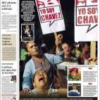Este diario de Bolivia lleva los lloros por la muerte de Chávez a su portada.