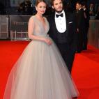 En la alfombra roja de los premios del cine y la televisión británicos, los BAFTA, en la Royal Opera House.