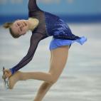 Russia's Julia Lipnitskaia performs in the Women's Figure Skating Team Short Program at the Iceberg Skating Palace during the 2014 Sochi Winter Olympics on February 8, 2014. AFP PHOTO / ALEXANDER NEMENOV (Photo credit should read ALEXAND...